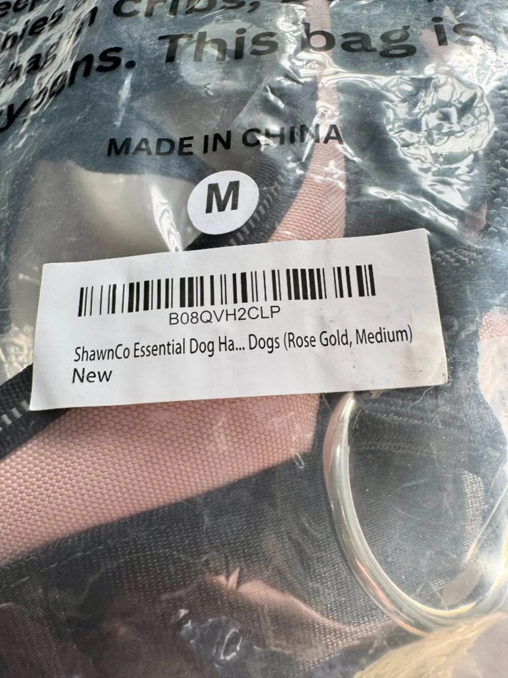 ShawnCo Essential Dog Harness, No-Pull Pet Vest Size M Pink Brand New
